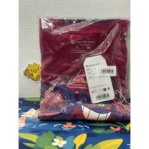 Pokemon Center Mega Gengar Red T-Shirt T shirt Adult Size XL extra Large